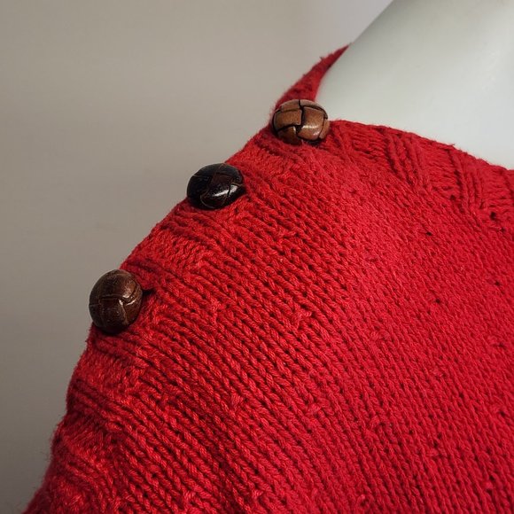 Vtg 80s/90s Marisa Christina Hand Knit Dogs Novelty Sweater Womens M, Flawed - Picture 4 of 12